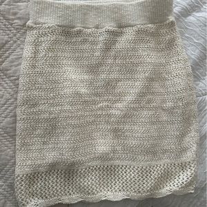 Abercrombie & Fitch XS Crochet Skirt
